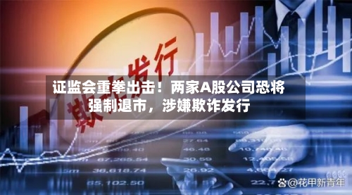 证监会重拳出击！两家A股公司恐将强制退市	，涉嫌欺诈发行-第2张图片