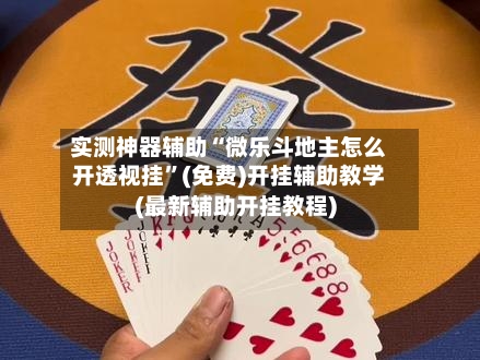 实测神器辅助“微乐斗地主怎么开透视挂”(免费)开挂辅助教学(最新辅助开挂教程)-第1张图片