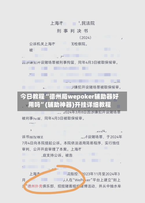 今日教程“德州局wepoker辅助器好用吗	”(辅助神器)开挂详细教程-第2张图片