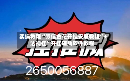 实操教程“微信金花开挂安装教程	”+透视挂”开挂辅助软件教程-第3张图片