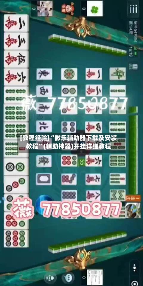 [教程经验]“微乐辅助器下载及安装教程”(辅助神器)开挂详细教程-第1张图片