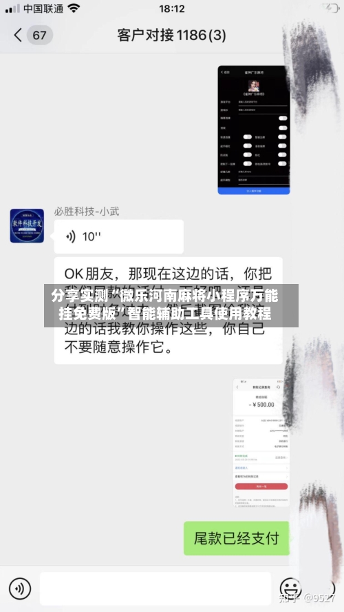 分享实测“微乐河南麻将小程序万能挂免费版”智能辅助工具使用教程-第3张图片