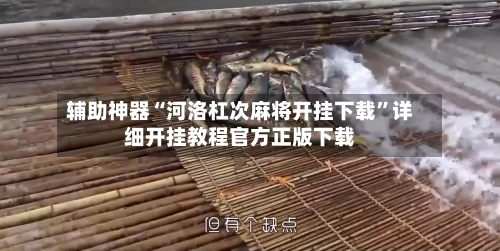 辅助神器“河洛杠次麻将开挂下载	”详细开挂教程官方正版下载-第1张图片