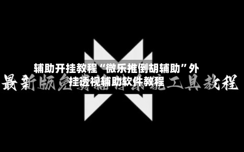 辅助开挂教程“微乐推倒胡辅助”外挂透视辅助软件教程-第1张图片