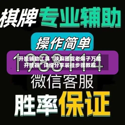开挂辅助工具“陕麻圈捉老麻子万能开挂器”详细分享装挂步骤教程-第1张图片