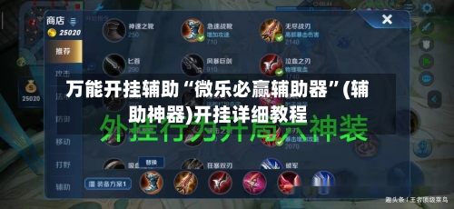 万能开挂辅助“微乐必赢辅助器”(辅助神器)开挂详细教程-第3张图片