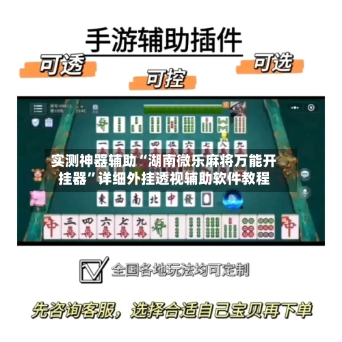 实测神器辅助“湖南微乐麻将万能开挂器	”详细外挂透视辅助软件教程-第3张图片