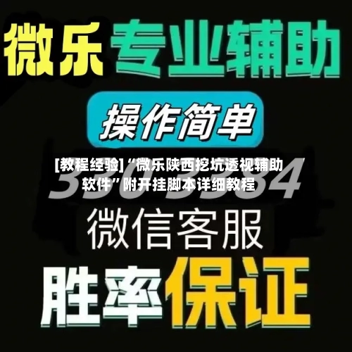 [教程经验]“微乐陕西挖坑透视辅助软件	”附开挂脚本详细教程-第1张图片