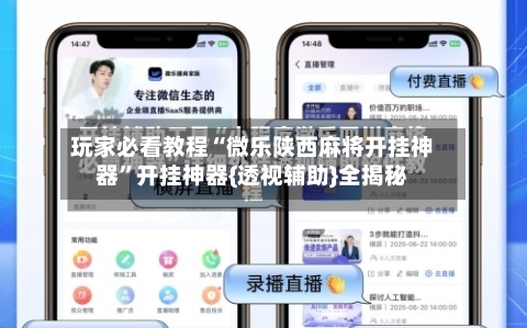 玩家必看教程“微乐陕西麻将开挂神器”开挂神器{透视辅助}全揭秘-第3张图片