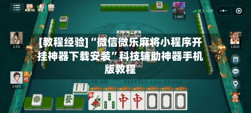 [教程经验]“微信微乐麻将小程序开挂神器下载安装”科技辅助神器手机版教程-第2张图片
