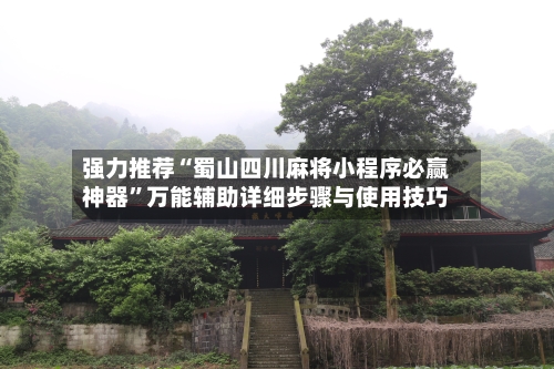 强力推荐“蜀山四川麻将小程序必赢神器”万能辅助详细步骤与使用技巧-第3张图片