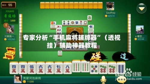 专家分析“手机麻将辅牌器	”（透视挂）辅助神器教程-第1张图片