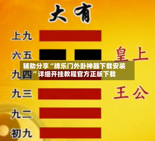 辅助分享“牌乐门外卦神器下载安装”详细开挂教程官方正版下载-第1张图片