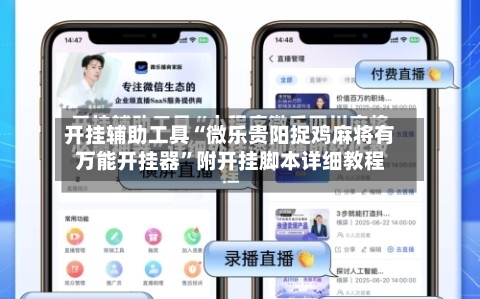 开挂辅助工具“微乐贵阳捉鸡麻将有万能开挂器”附开挂脚本详细教程-第1张图片