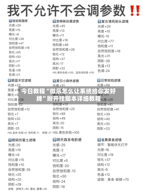 今日教程“微乐怎么让系统给你发好牌	”附开挂脚本详细教程-第1张图片