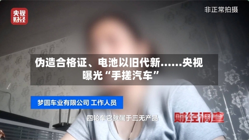 伪造合格证、电池以旧代新……央视曝光“手搓汽车”-第1张图片