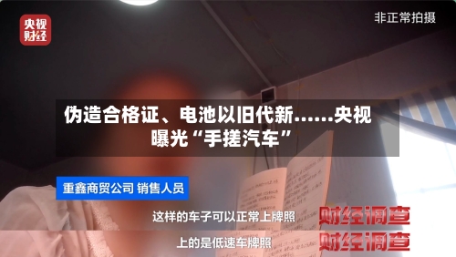 伪造合格证	、电池以旧代新……央视曝光“手搓汽车”-第2张图片