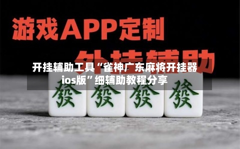 开挂辅助工具“雀神广东麻将开挂器ios版”细辅助教程分享-第3张图片