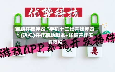 辅助开挂神器“手机十三张开挂神器	”(透视)开挂辅助脚本+详细开挂安装教程-第2张图片