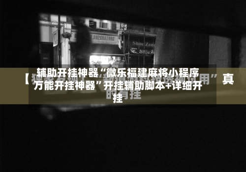 辅助开挂神器“微乐福建麻将小程序万能开挂神器”开挂辅助脚本+详细开挂-第2张图片