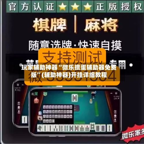 玩家辅助神器“微乐掼蛋辅助器免费版”(辅助神器)开挂详细教程-第3张图片