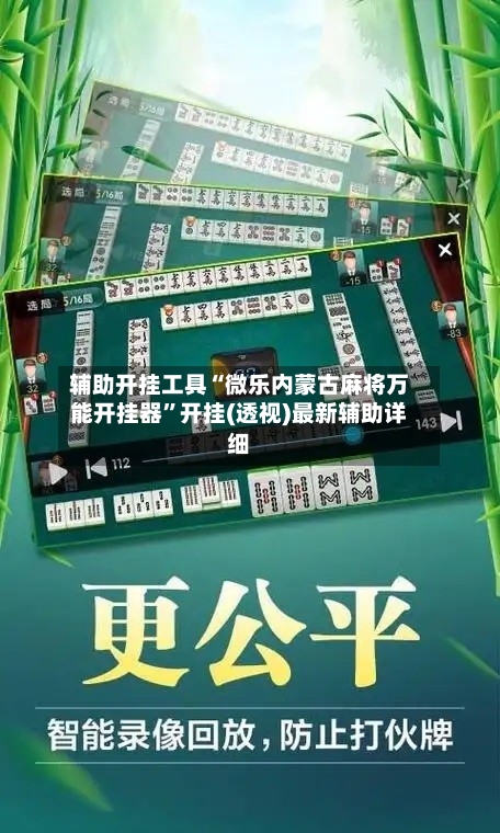 辅助开挂工具“微乐内蒙古麻将万能开挂器	”开挂(透视)最新辅助详细-第3张图片