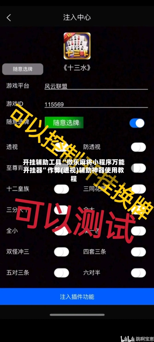 开挂辅助工具“微乐麻将小程序万能开挂器”作弊(透视)辅助神器使用教程-第2张图片