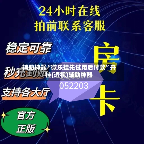 辅助神器“微乐挂先试用后付款”开挂(透视)辅助神器-第1张图片
