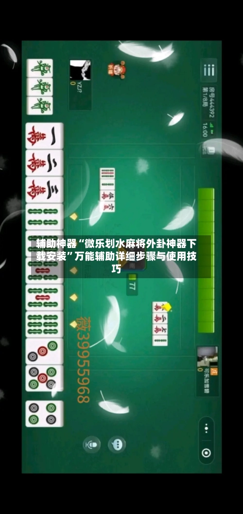 辅助神器“微乐划水麻将外卦神器下载安装”万能辅助详细步骤与使用技巧-第2张图片