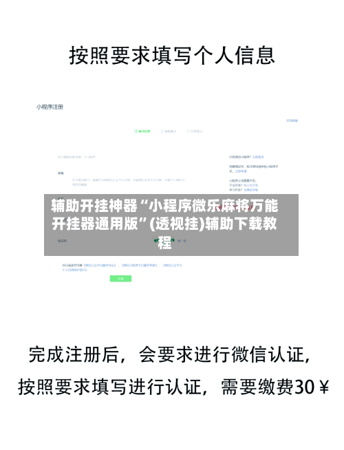 辅助开挂神器“小程序微乐麻将万能开挂器通用版	”(透视挂)辅助下载教程-第1张图片