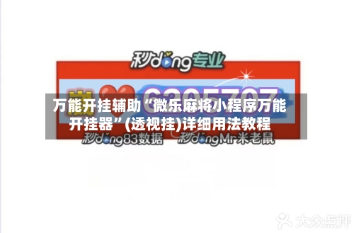 万能开挂辅助“微乐麻将小程序万能开挂器	”(透视挂)详细用法教程-第2张图片