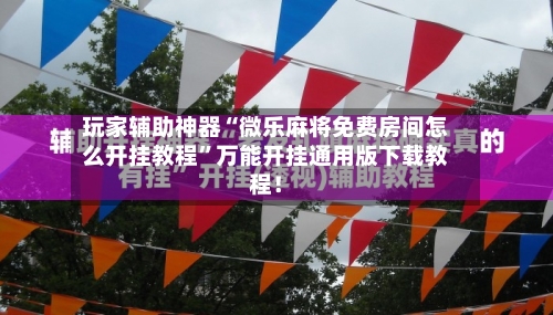 玩家辅助神器“微乐麻将免费房间怎么开挂教程”万能开挂通用版下载教程！-第1张图片