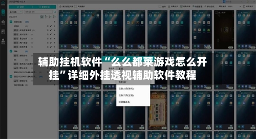 辅助挂机软件“么么都莱游戏怎么开挂	”详细外挂透视辅助软件教程-第2张图片