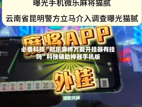 必备科技“微乐麻将万能开挂器有挂吗”科技辅助神器手机版-第1张图片