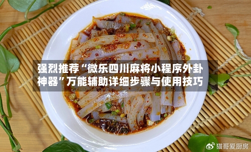 强烈推荐“微乐四川麻将小程序外卦神器”万能辅助详细步骤与使用技巧-第1张图片
