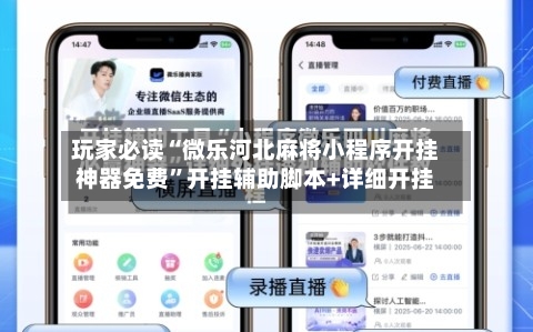 玩家必读“微乐河北麻将小程序开挂神器免费”开挂辅助脚本+详细开挂-第1张图片