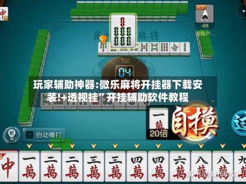 玩家辅助神器:微乐麻将开挂器下载安装!+透视挂	”开挂辅助软件教程-第2张图片