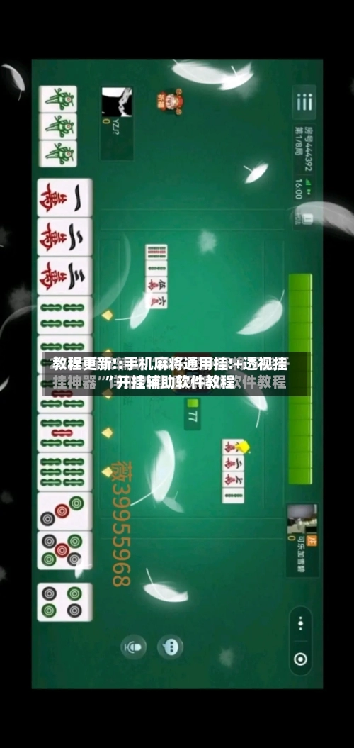 教程更新!:手机麻将通用挂!+透视挂”开挂辅助软件教程-第1张图片