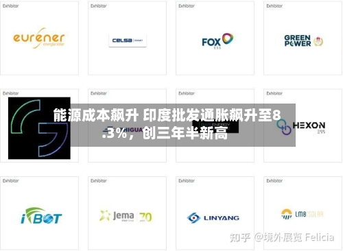 能源成本飙升 印度批发通胀飙升至8.3%，创三年半新高-第2张图片