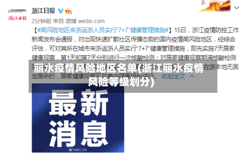 丽水疫情风险地区名单(浙江丽水疫情风险等级划分)-第1张图片