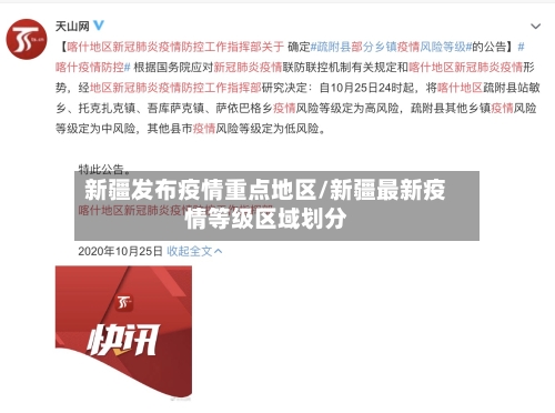 新疆发布疫情重点地区/新疆最新疫情等级区域划分-第2张图片