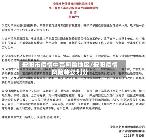 安阳市疫情中高风险地区/安阳疫情风险等级划分-第2张图片