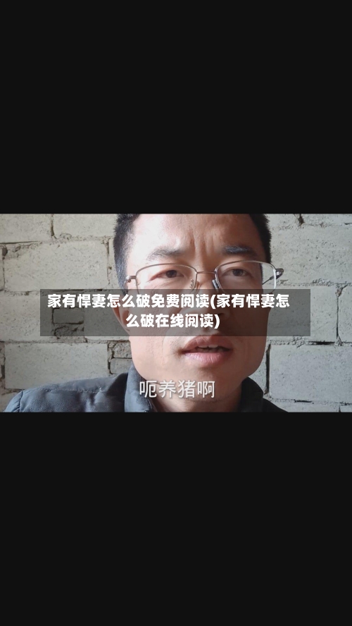 家有悍妻怎么破免费阅读(家有悍妻怎么破在线阅读)-第2张图片