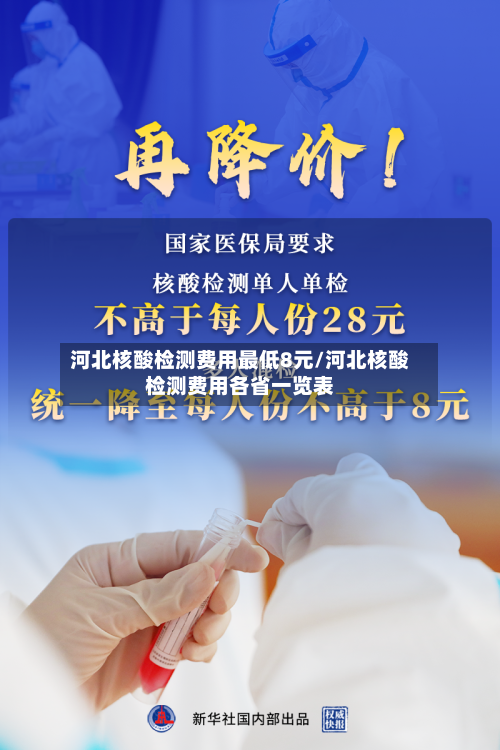 河北核酸检测费用最低8元/河北核酸检测费用各省一览表-第1张图片