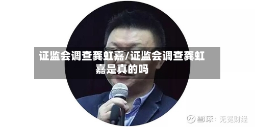 证监会调查龚虹嘉/证监会调查龚虹嘉是真的吗-第3张图片