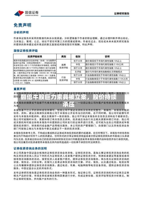 翻倍牛股巨力索具被立案，股价持续承压-第1张图片