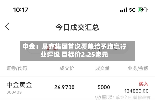 中金：易鑫集团首次覆盖给予跑赢行业评级 目标价2.25港元-第2张图片